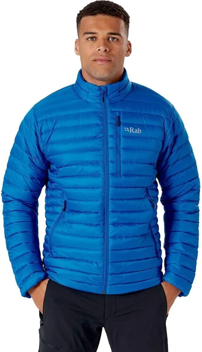Rab Men's Microlight Down Jacket for Hiking, Climbing, and Skiing