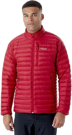 Rab Men's Microlight Down Jacket for Hiking, Climbing, and Skiing