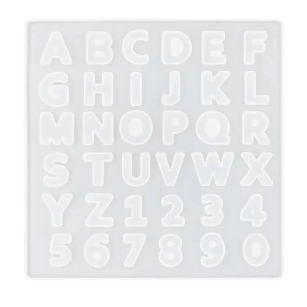 Ribtex Silicone UV Mould Mini Alphanumeric