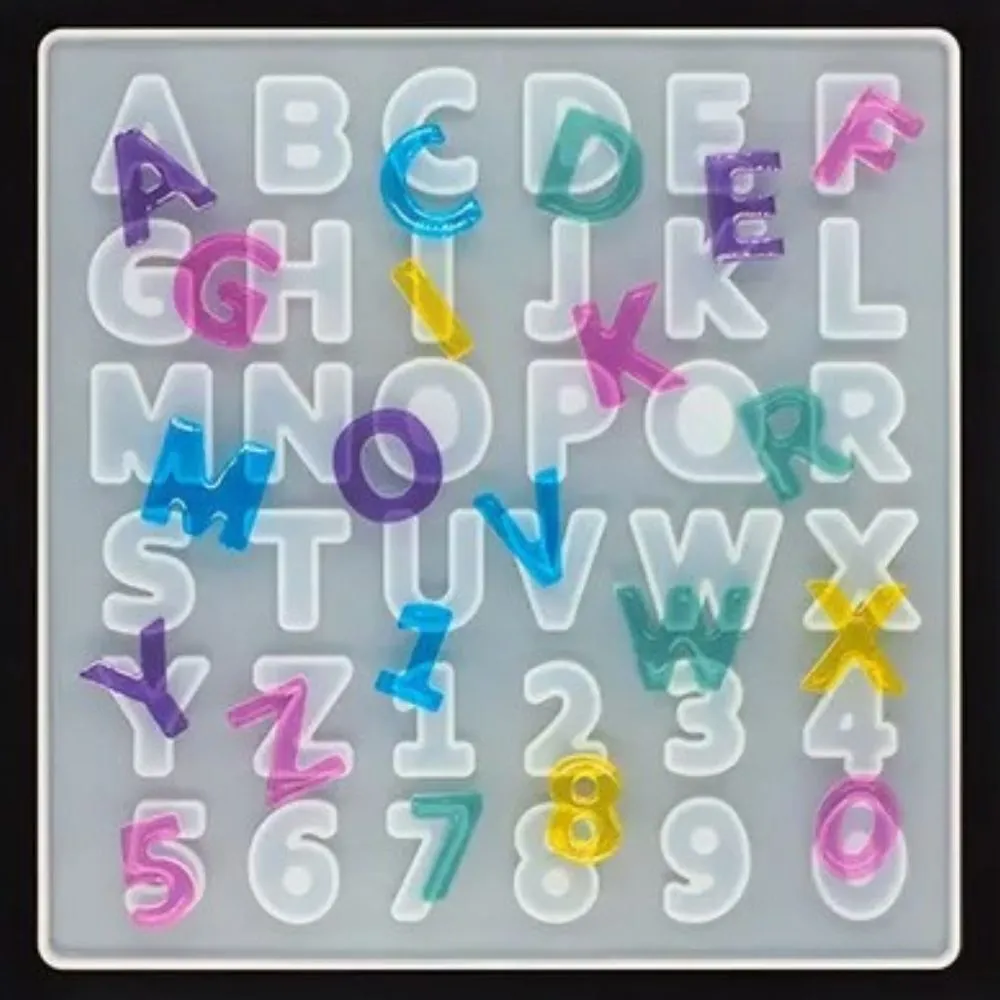 Ribtex Silicone UV Mould Mini Alphanumeric
