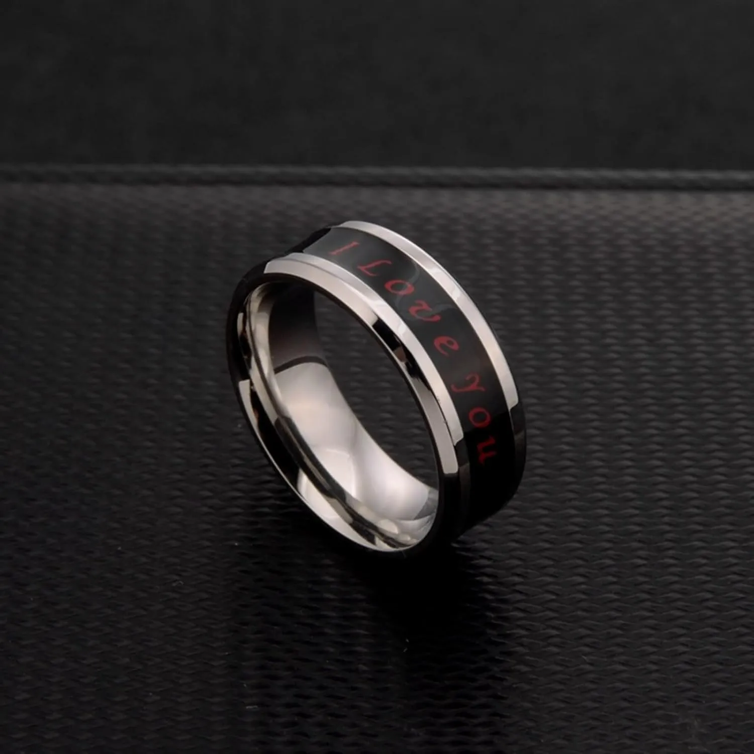 Ring Jewelry Women, Western Rings I Love You Titanium Steel Women Jewelry