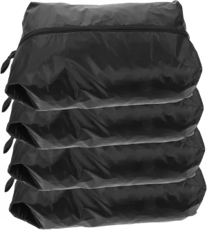 SAFIGLE 4pcs Waterproof Garment Packing Cubes Travel Duffle Bag Organizer with Zipper Closure Compact Storage Bag for Women's Men's Luggage