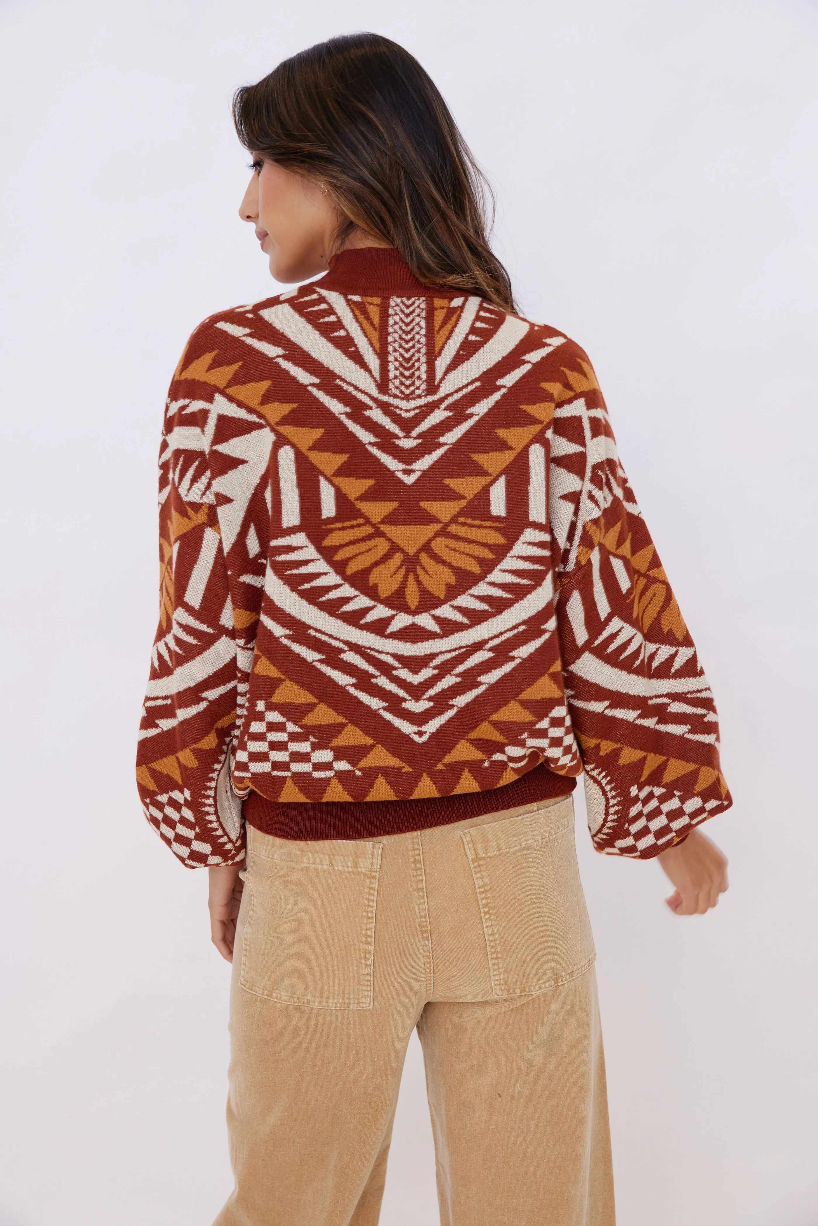SALE - Lilian Printed Sweater