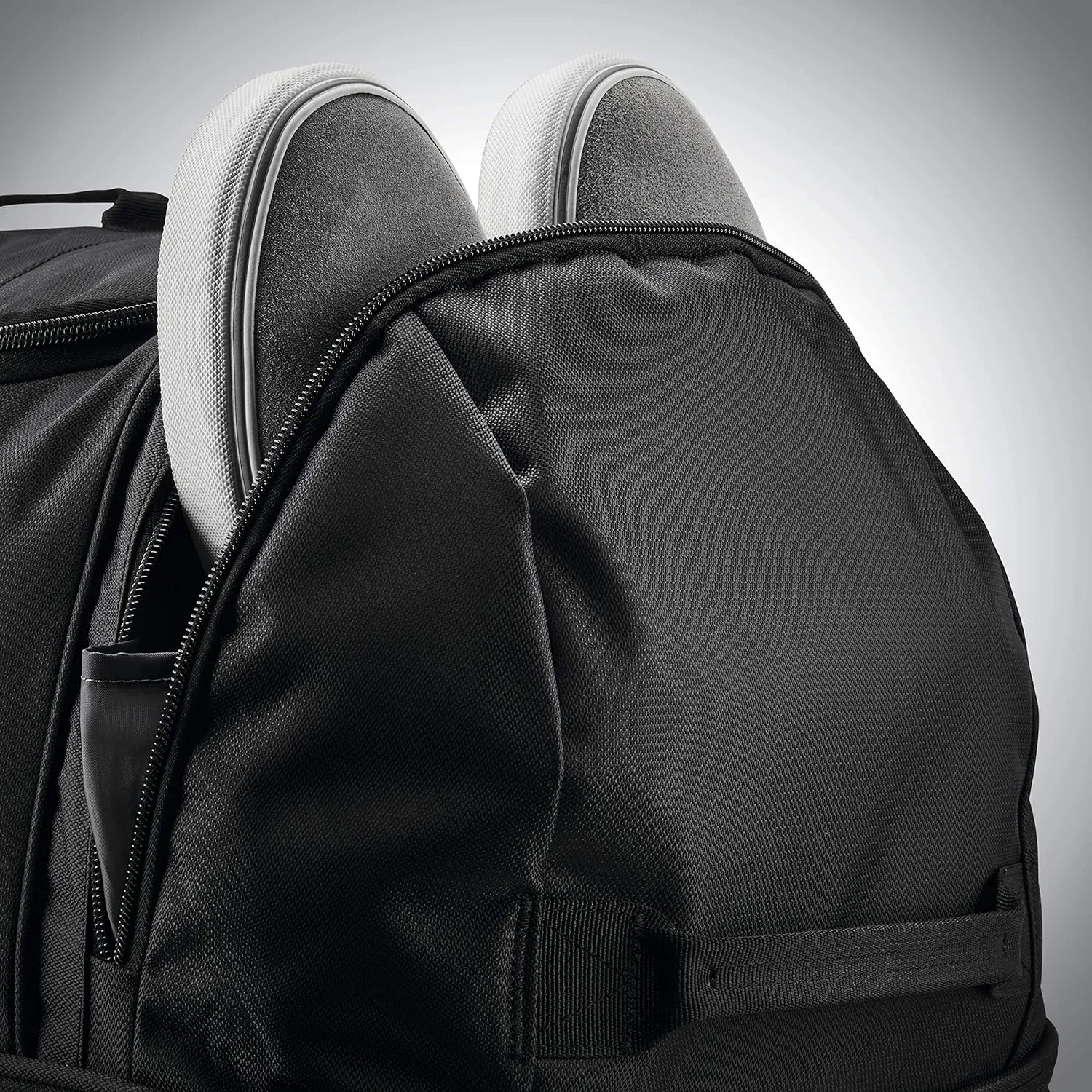 Samsonite Andante 2 Wheeled Duffel Bag  22-Inch Durable Rolling Luggage with Inline Skate Wheels, Push-Button Handle & Spacious Compartments  Travel-Friendly and Lightweight - All Black