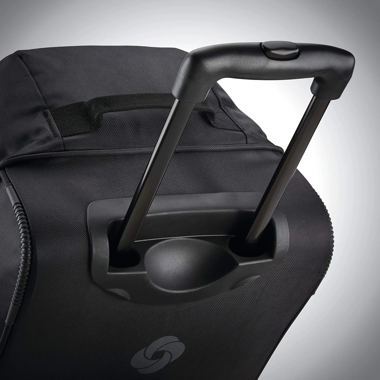 Samsonite Andante 2 Wheeled Duffel Bag  22-Inch Durable Rolling Luggage with Inline Skate Wheels, Push-Button Handle & Spacious Compartments  Travel-Friendly and Lightweight - All Black