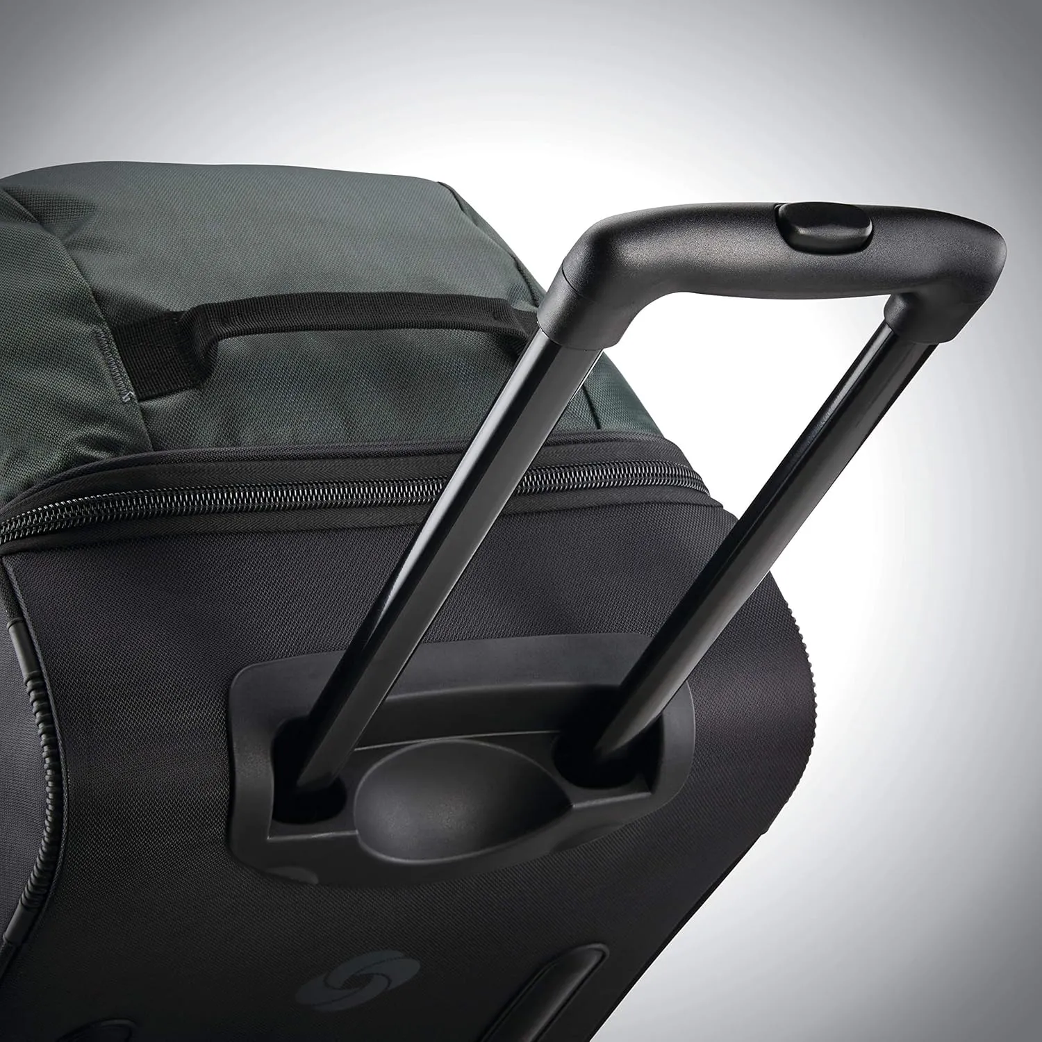 Samsonite Andante 2 Wheeled Duffel Bag  32-Inch Durable Rolling Luggage with Inline Skate Wheels, Push-Button Handle & Spacious Compartments  Travel-Friendly and Lightweight - Moss Green/Black