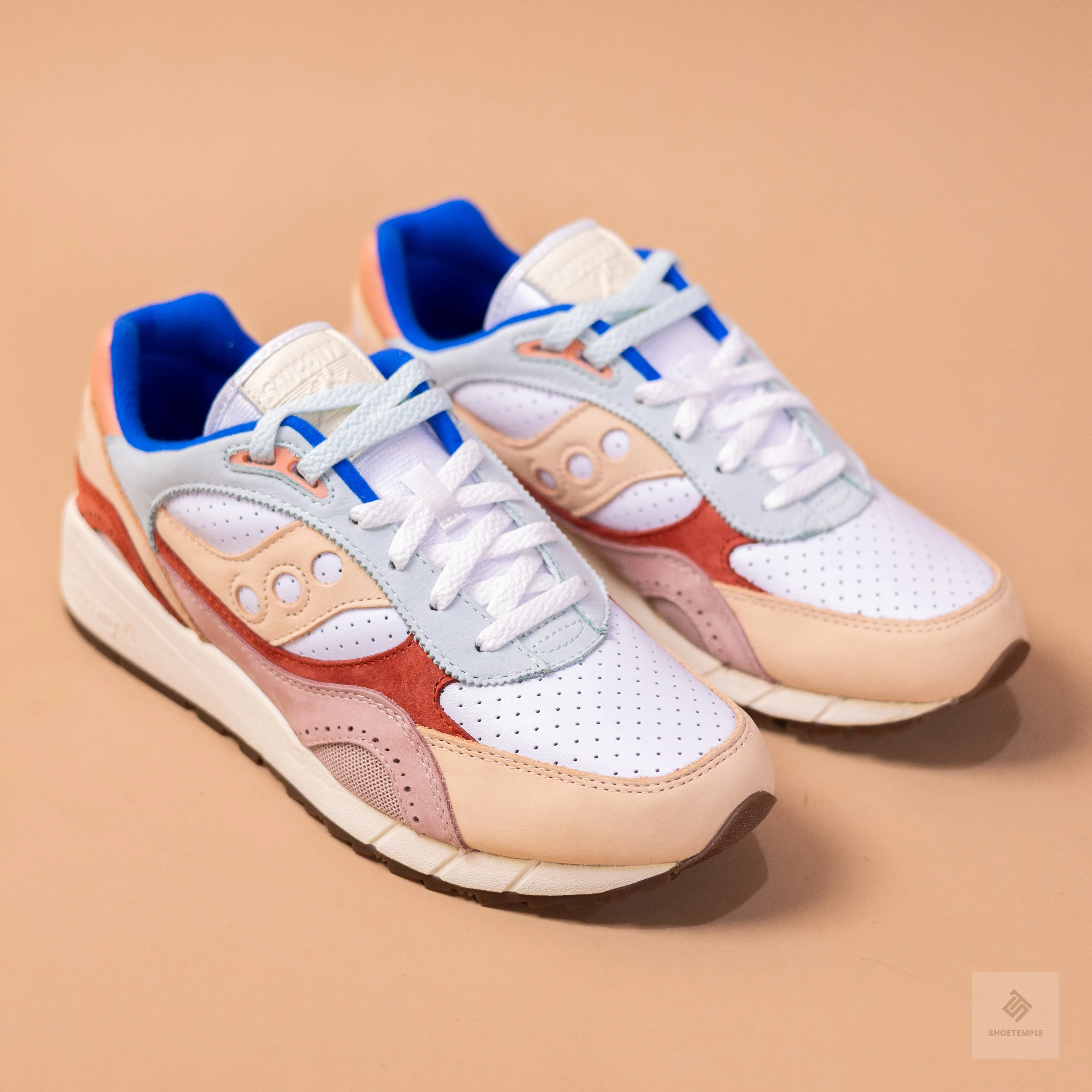 Saucony Shadow 6000 White Multi-Color Sneaker