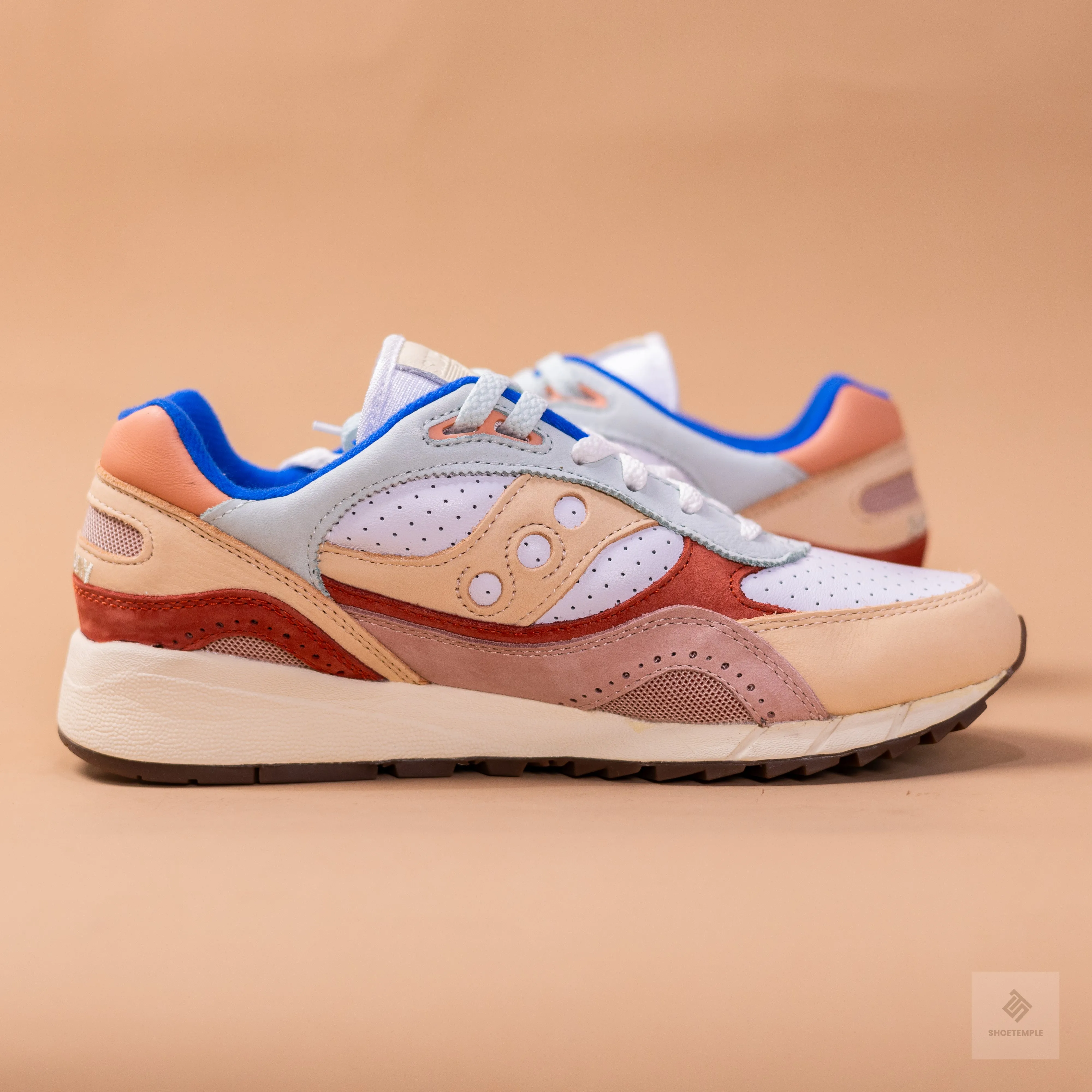 Saucony Shadow 6000 White Multi-Color Sneaker