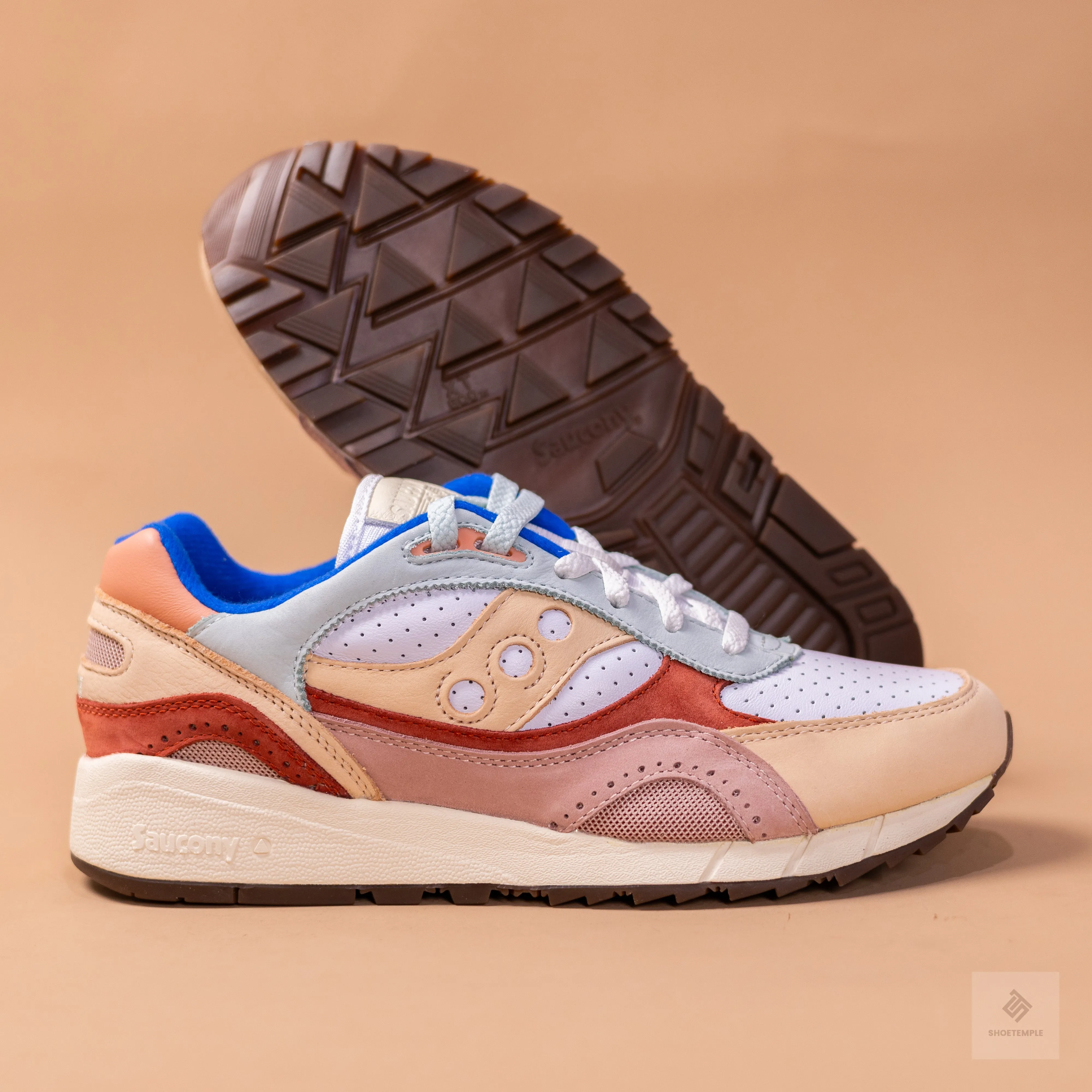Saucony Shadow 6000 White Multi-Color Sneaker