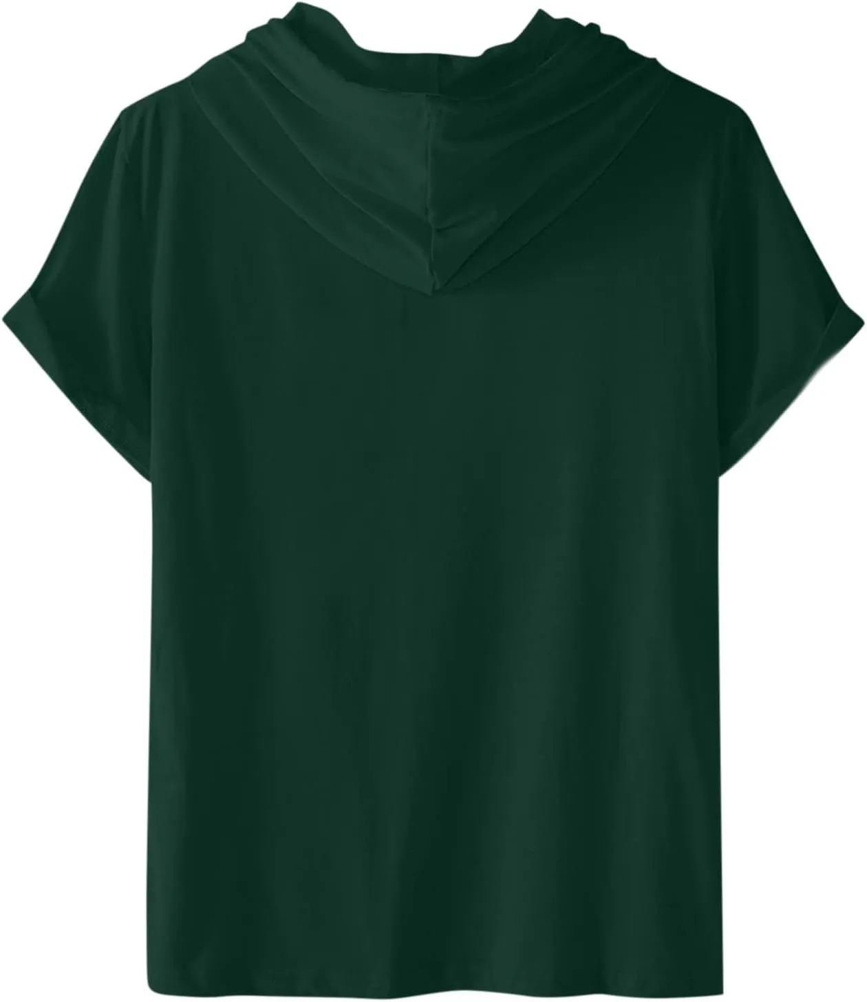 Short Sleeve Hoodies for Men Gym Workout Sweatshirt Lightweight Athletic Pullover Plus Size Hooded T Shirt Active Tops