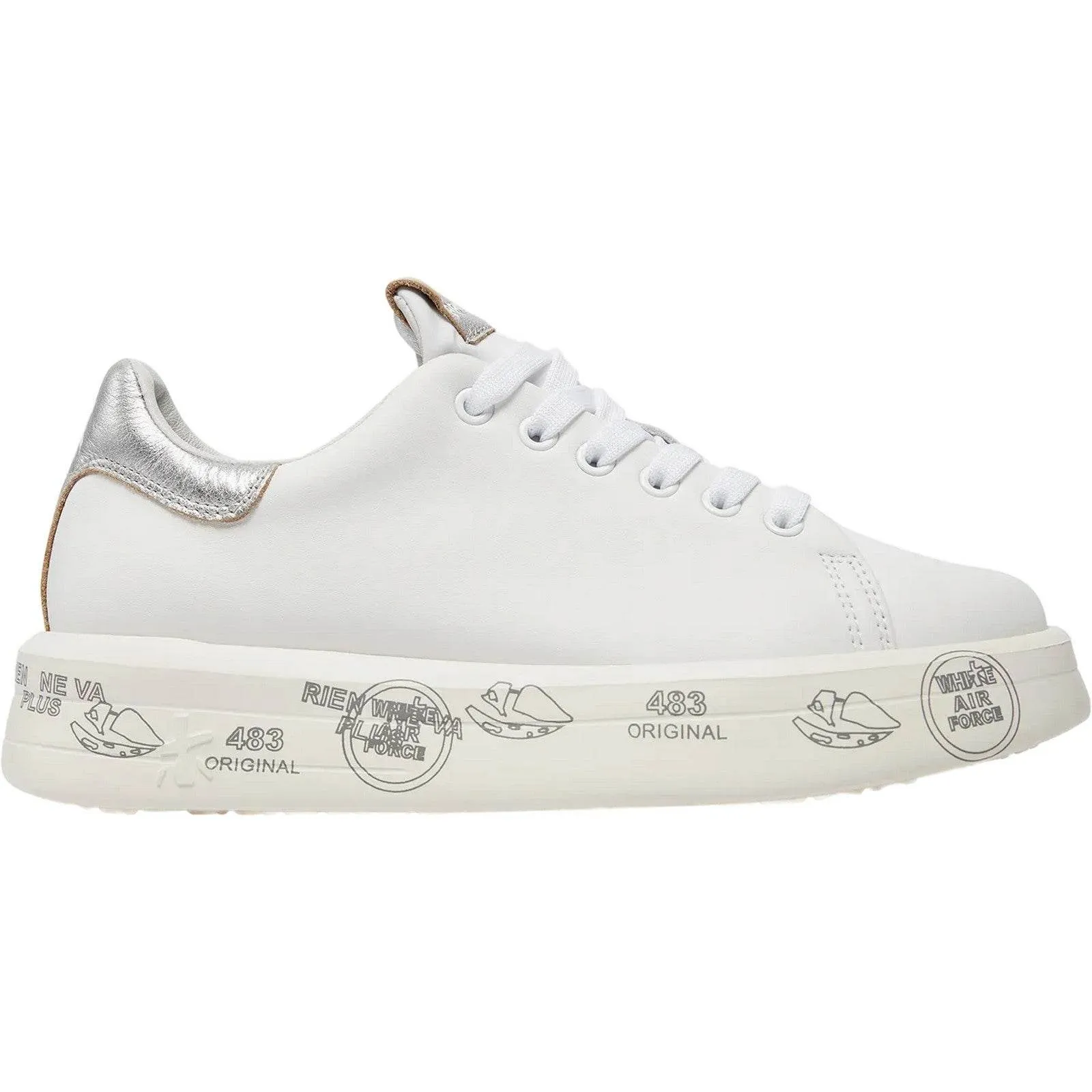 Sneaker Donna Premiata - Belle - Bianco