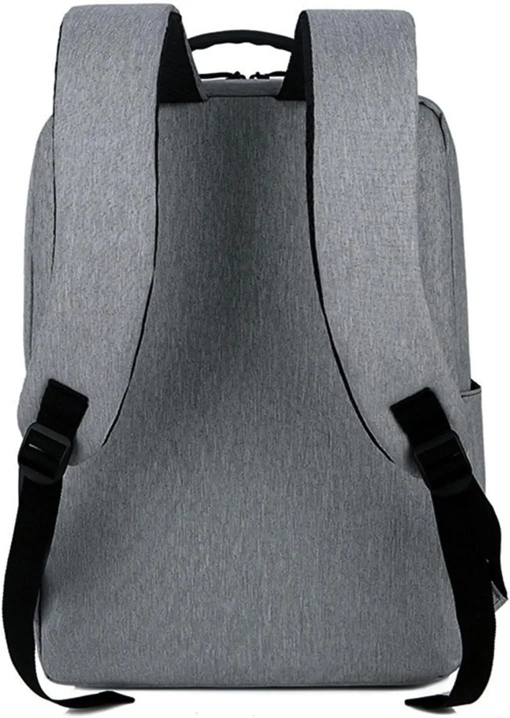 Soft Leather Purses for Women Transparent Practical Large Capacity Zipper Backpacks Lightweight Nylon Backpacks(Grey)