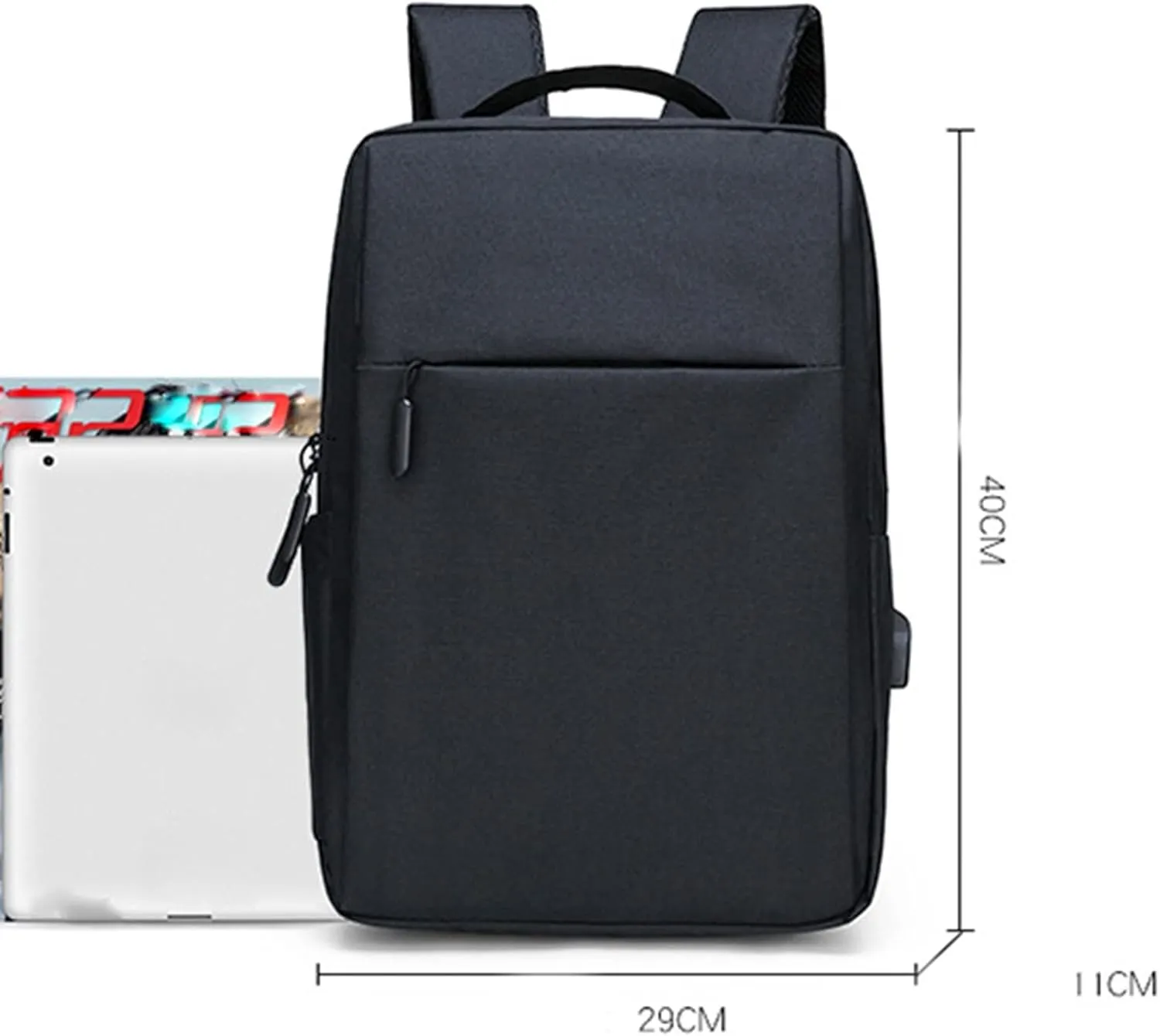 Soft Leather Purses for Women Transparent Practical Large Capacity Zipper Backpacks Lightweight Nylon Backpacks(Grey)