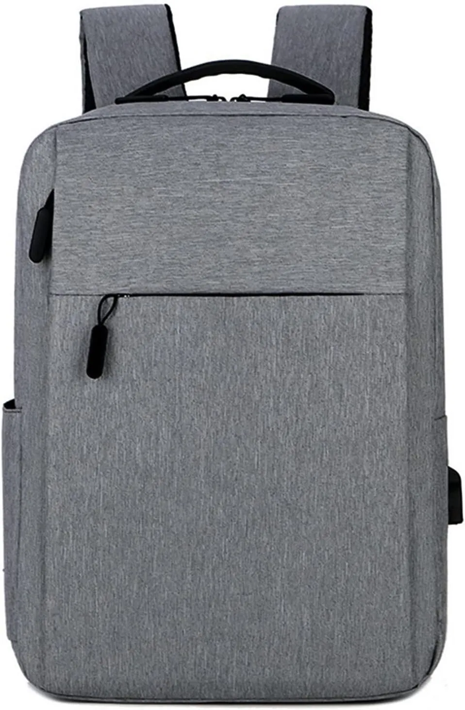Soft Leather Purses for Women Transparent Practical Large Capacity Zipper Backpacks Lightweight Nylon Backpacks(Grey)