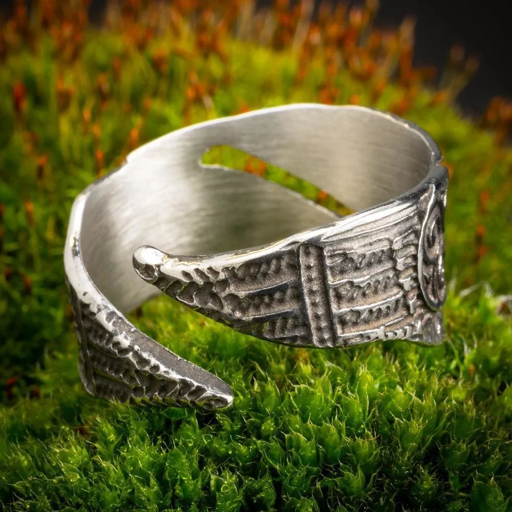 Stainless Steel Adjustable Raven Ring