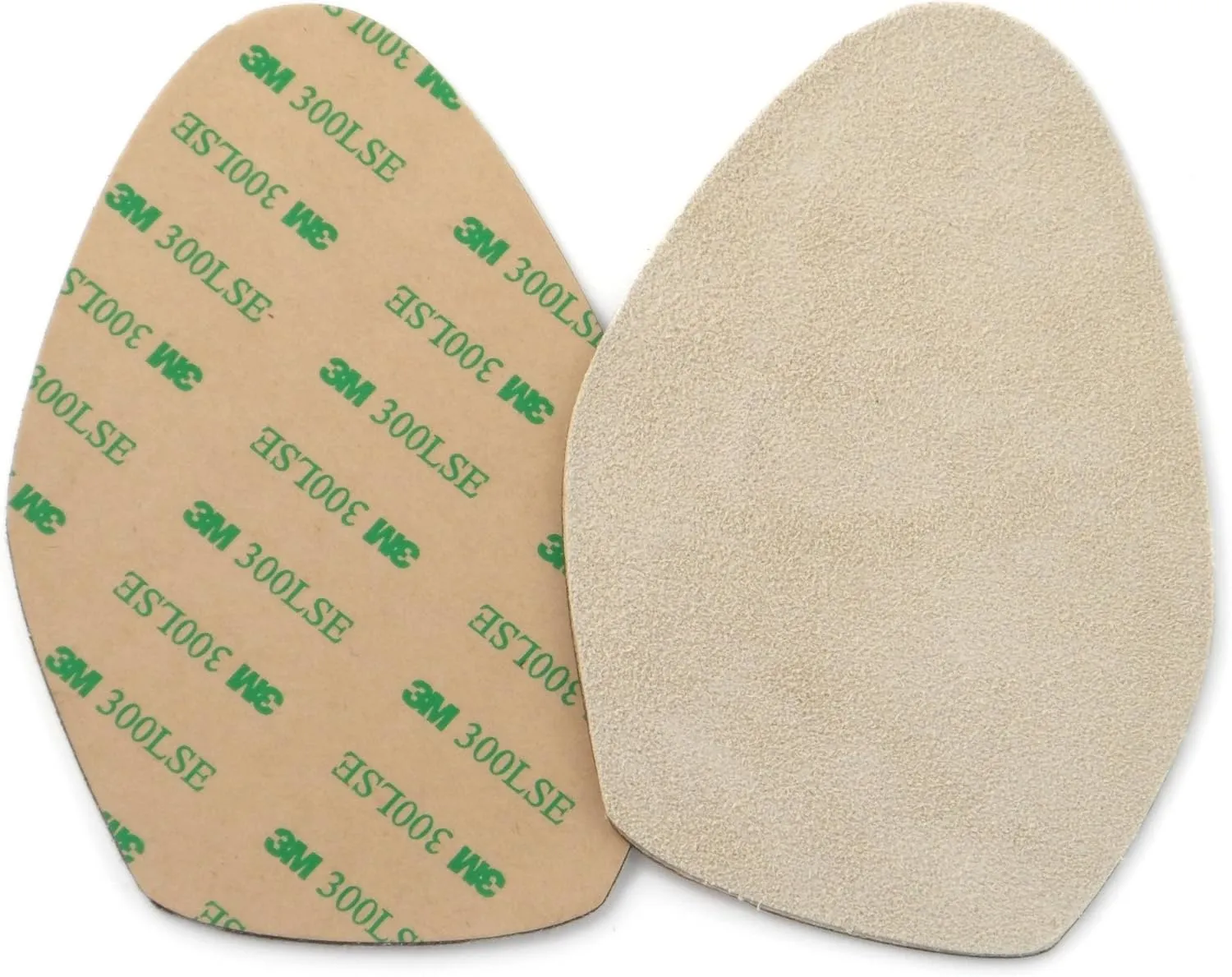 Stick-on suede soles for high-heeled shoes, with industrial-strength adhesive backing. Resole old dance shoes or convert your favorite heels to perfect dance shoes [SUEDE-LA-r02]