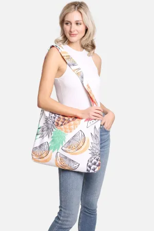 Summer Fruit 2 In 1 Beach Towel & Tote Bag