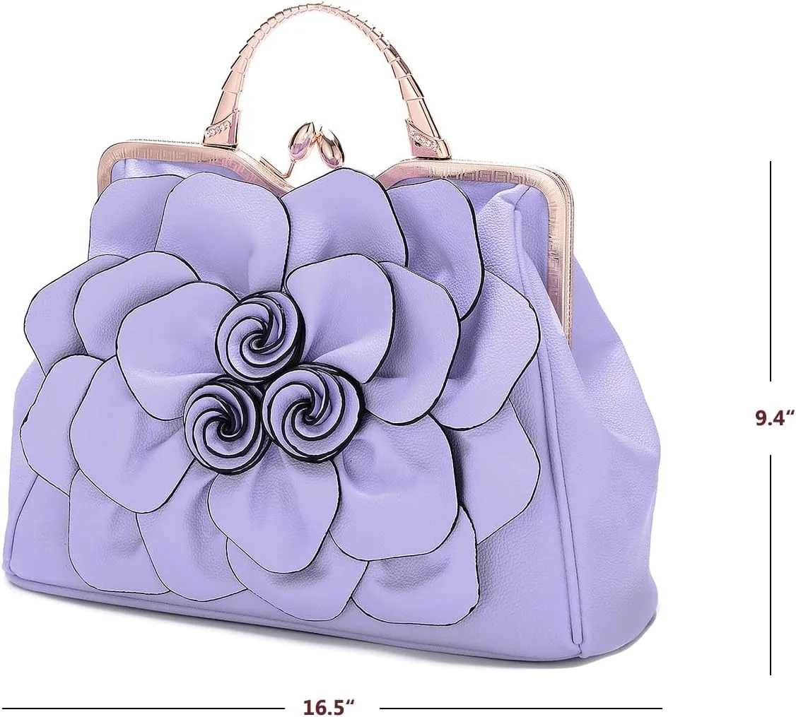 SUNROLAN Women's Evening Clutches Handbags Formal Party Wallets Wedding Purses Wristlets Ethnic Totes Satchel