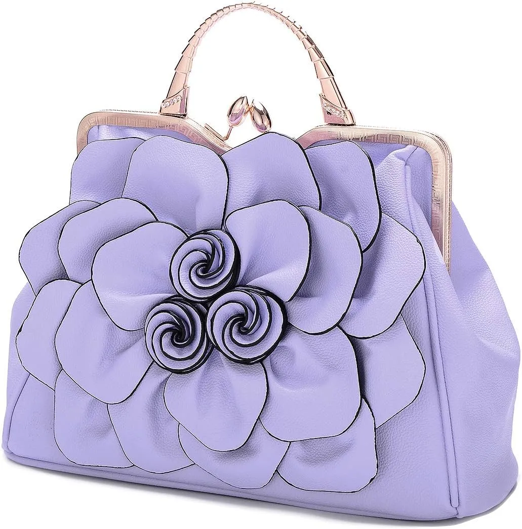 SUNROLAN Women's Evening Clutches Handbags Formal Party Wallets Wedding Purses Wristlets Ethnic Totes Satchel
