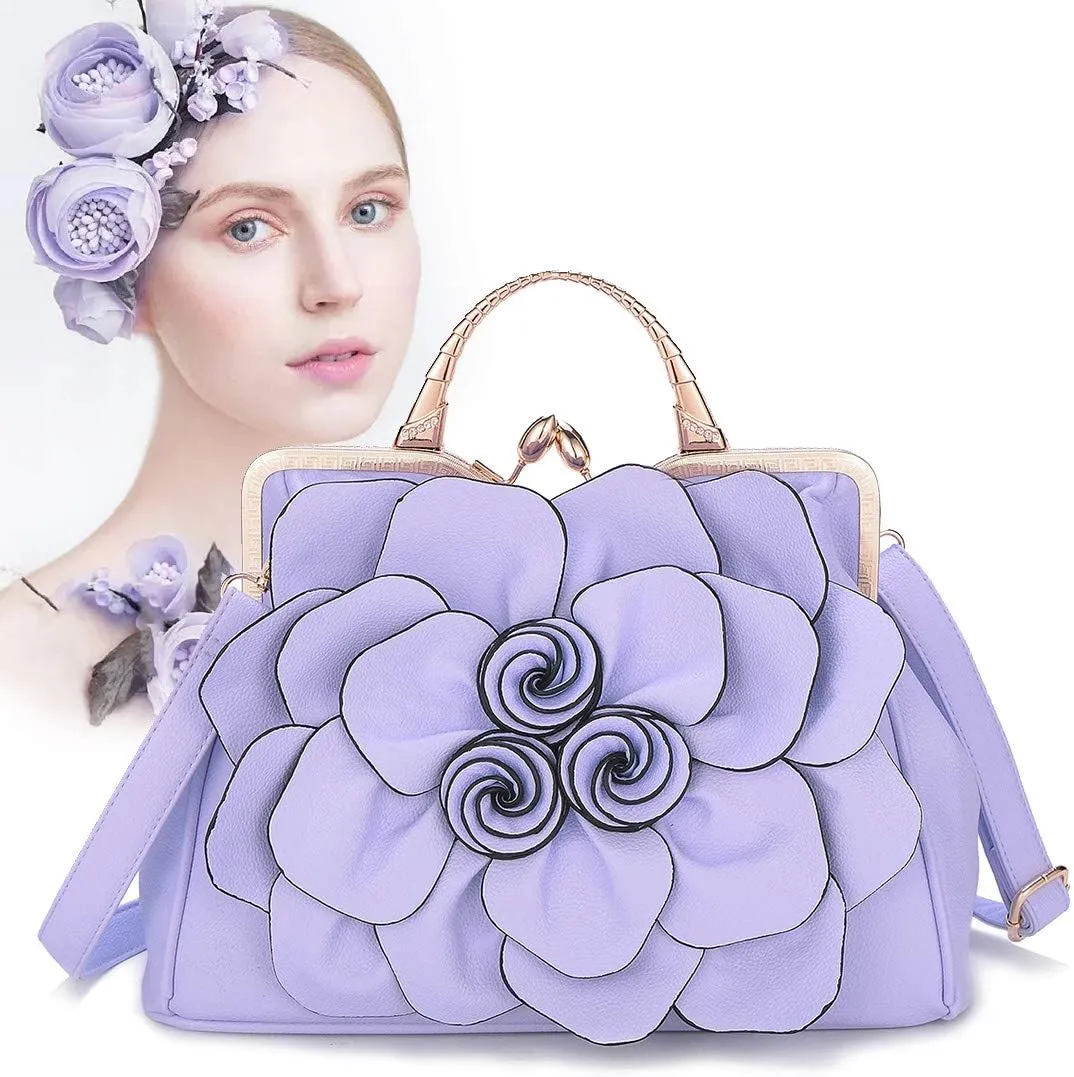 SUNROLAN Women's Evening Clutches Handbags Formal Party Wallets Wedding Purses Wristlets Ethnic Totes Satchel