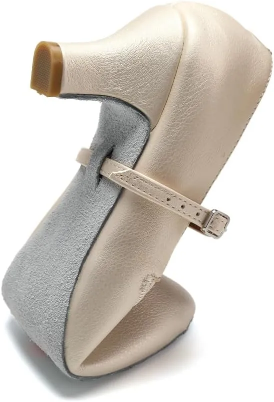 SWDZM Latin Ballroom Dance Shoes Women Closed Toe Character Tango Practice Dancing Shoes