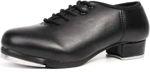 SWDZM Women's & Men's & Kid's Jazz Tap Dance Shoes Tap-Flex Patent Leather Tap Shoe,WX-Tap