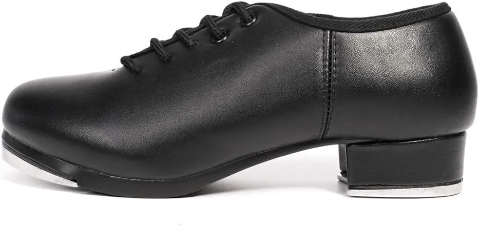 SWDZM Women's & Men's & Kid's Jazz Tap Dance Shoes Tap-Flex Patent Leather Tap Shoe,WX-Tap