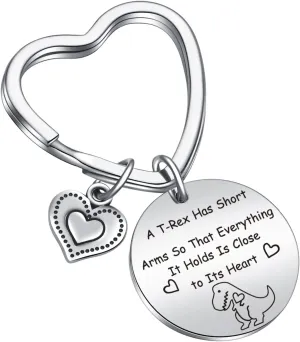 T-Rex Jewelry Dinosaur Lover Jewelry Girlfriend Keychain Dinosaur Gift Dinosaur Keychain Dinosaur Fan Gift Cousin Keychain Mom Gift Tyrannosaurus Jewelry