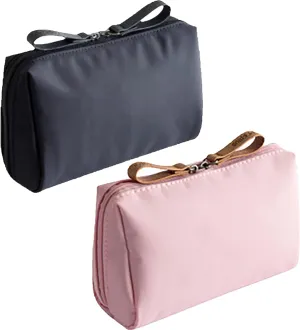 Tidynook Makeup Bag Small, Lipstick Makeup Bag, Mini Small Cosmetic Bag for Purse, Ompartmentalized Portable Women's Organizer, Compact Storage Pouch, Portable Handbag for Women and Girls (2*D)
