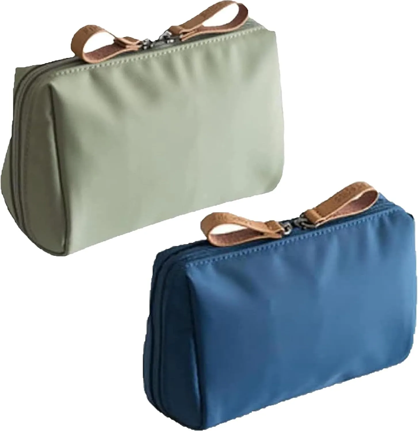 Tidynook Makeup Bag Small, Lipstick Makeup Bag, Mini Small Cosmetic Bag for Purse, Ompartmentalized Portable Women's Organizer, Compact Storage Pouch, Portable Handbag for Women and Girls (2*F)