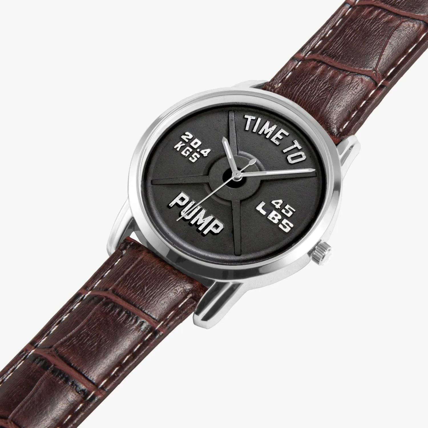 Time To Pump Barbell Instafamous Quartz watch