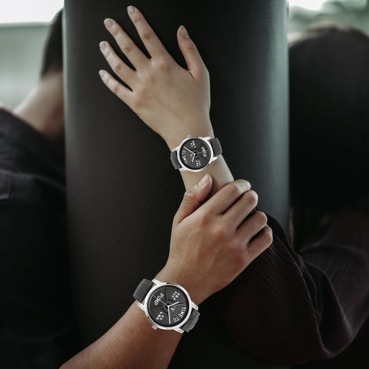 Time To Pump Barbell Instafamous Quartz watch
