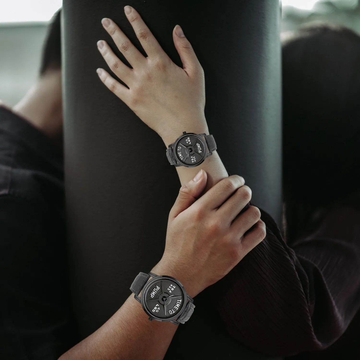 Time To Pump Barbell Instafamous Quartz watch