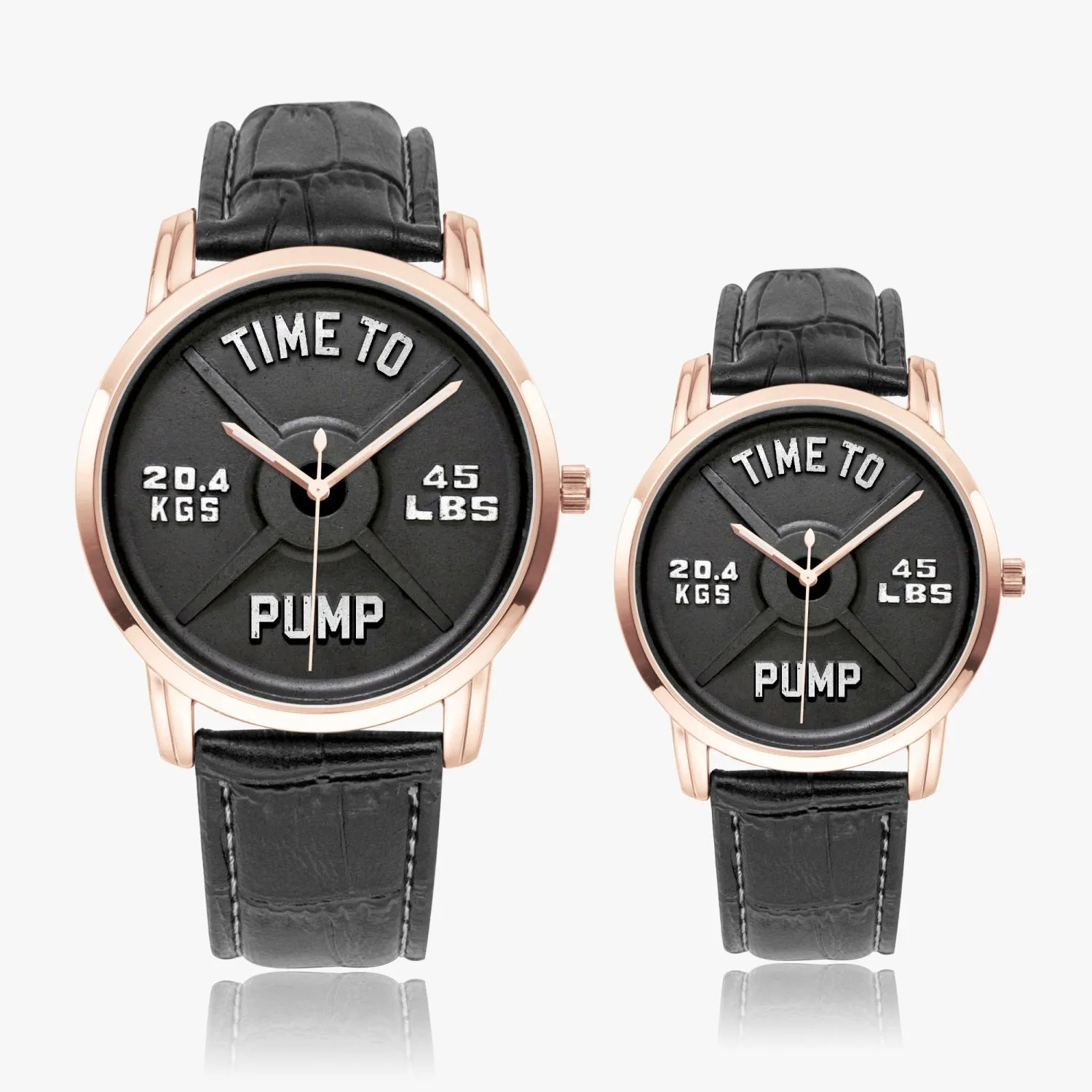 Time To Pump Barbell Instafamous Quartz watch
