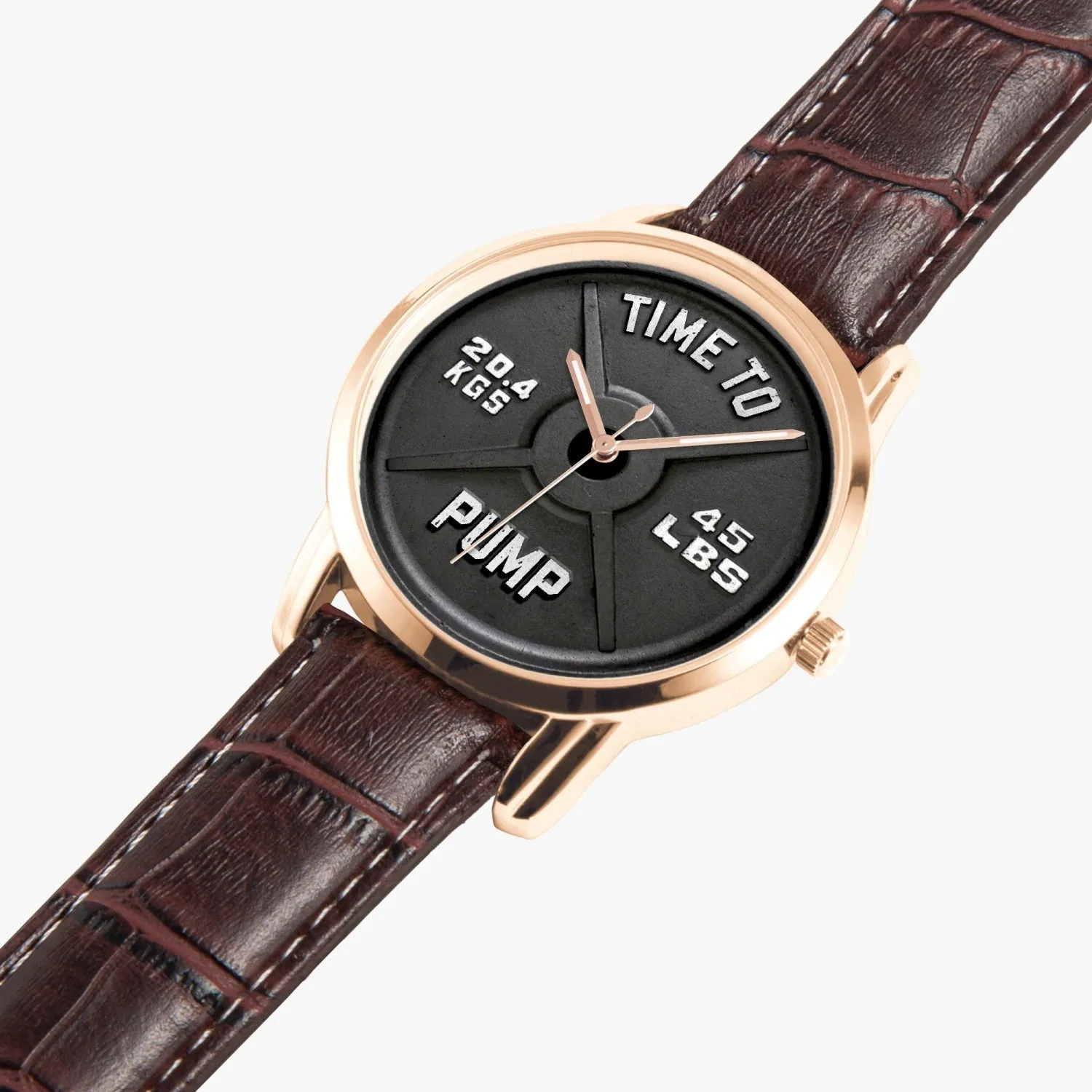Time To Pump Barbell Instafamous Quartz watch