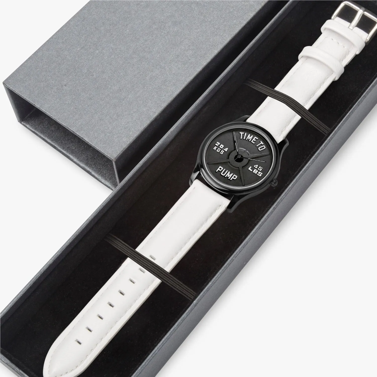 Time To Pump Barbell Quartz Watch