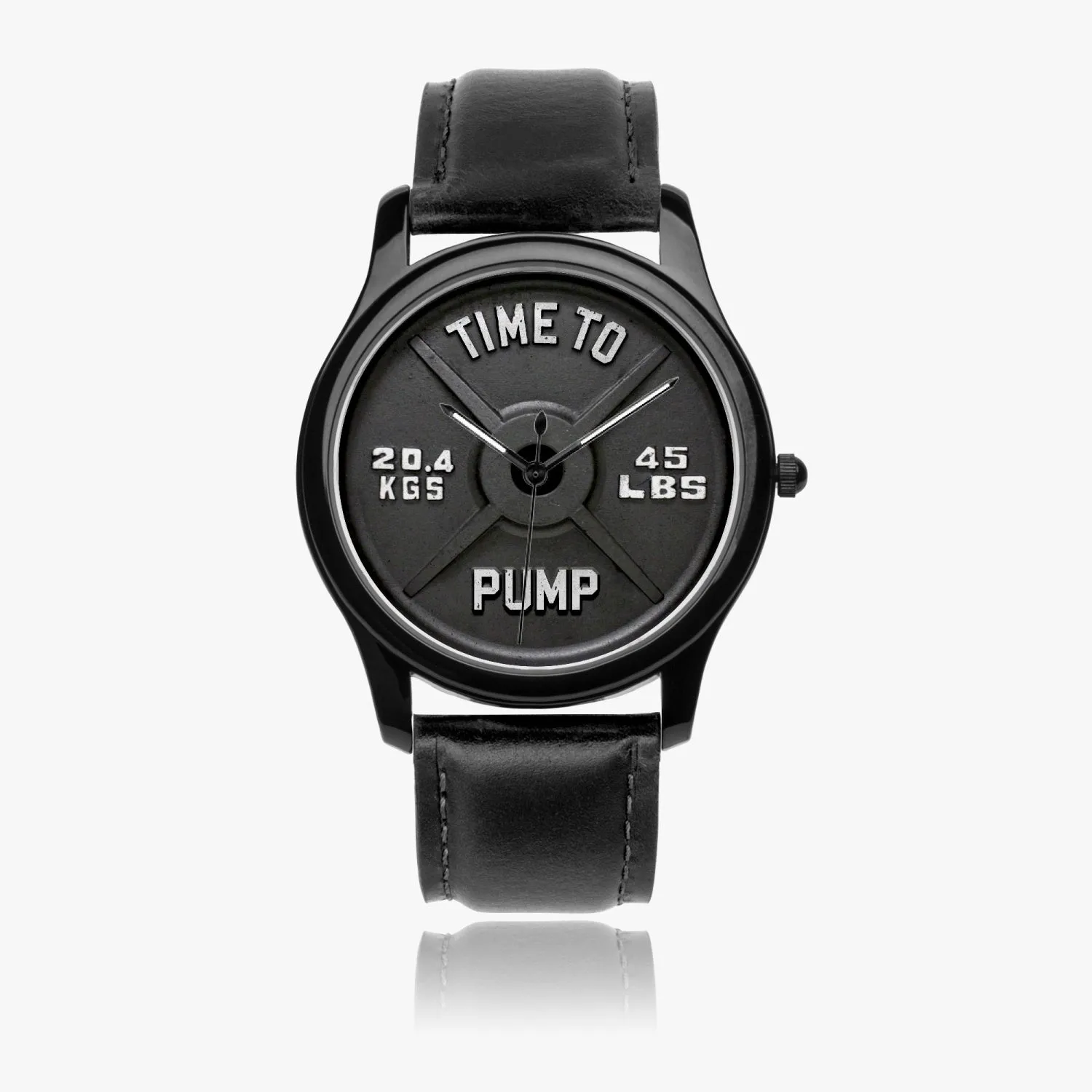 Time To Pump Barbell Quartz Watch