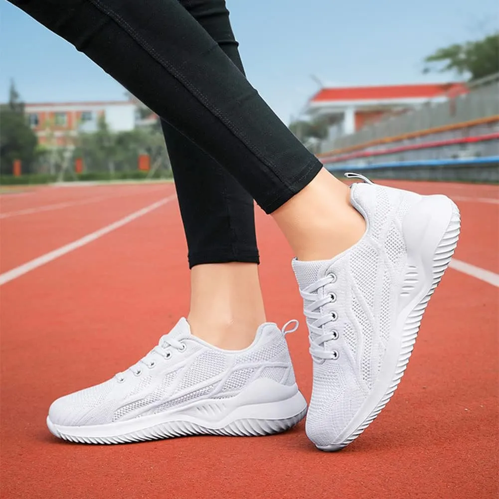 TINRYMX Modern Dance Shoes Women Lace up Walking Shoes Ballroom Jazz Hip hop Practice Dance Sneaker Shoes,Model-LYX2126