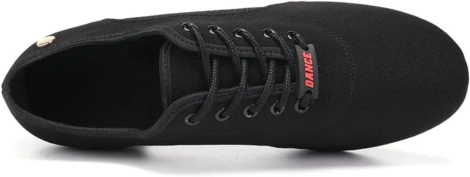 TINRYMX Women Modern Dance Shoes Lace up Ballroom Tango Foxtrot Waltz Professional Practice Latin Dance Shoes, Model LHD2805