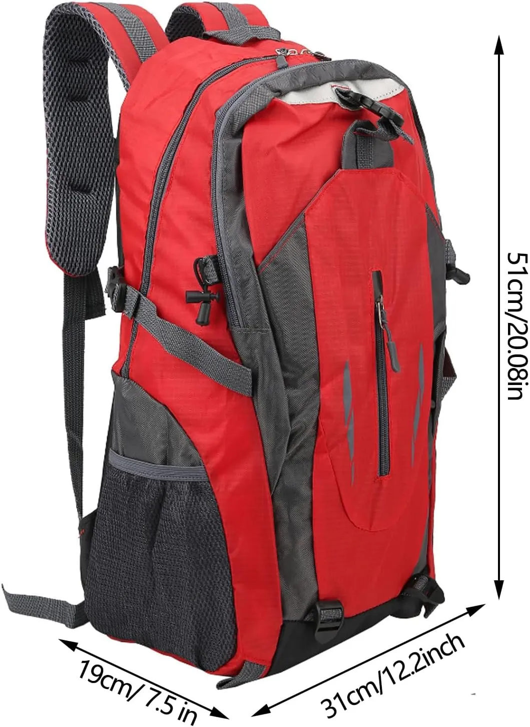 Topyond 6 Colors 40L Travel Backpack, Climbing Bag, Hiking Backpack, Waterproof Backpack Shoulder Bag for Outdoor Climbing