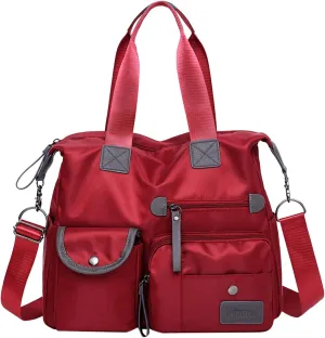 Tote Bag For Women Casual Leather Retro Shoulder Bags Versatile Cross Body Handbags For Shopping Travel Essential F