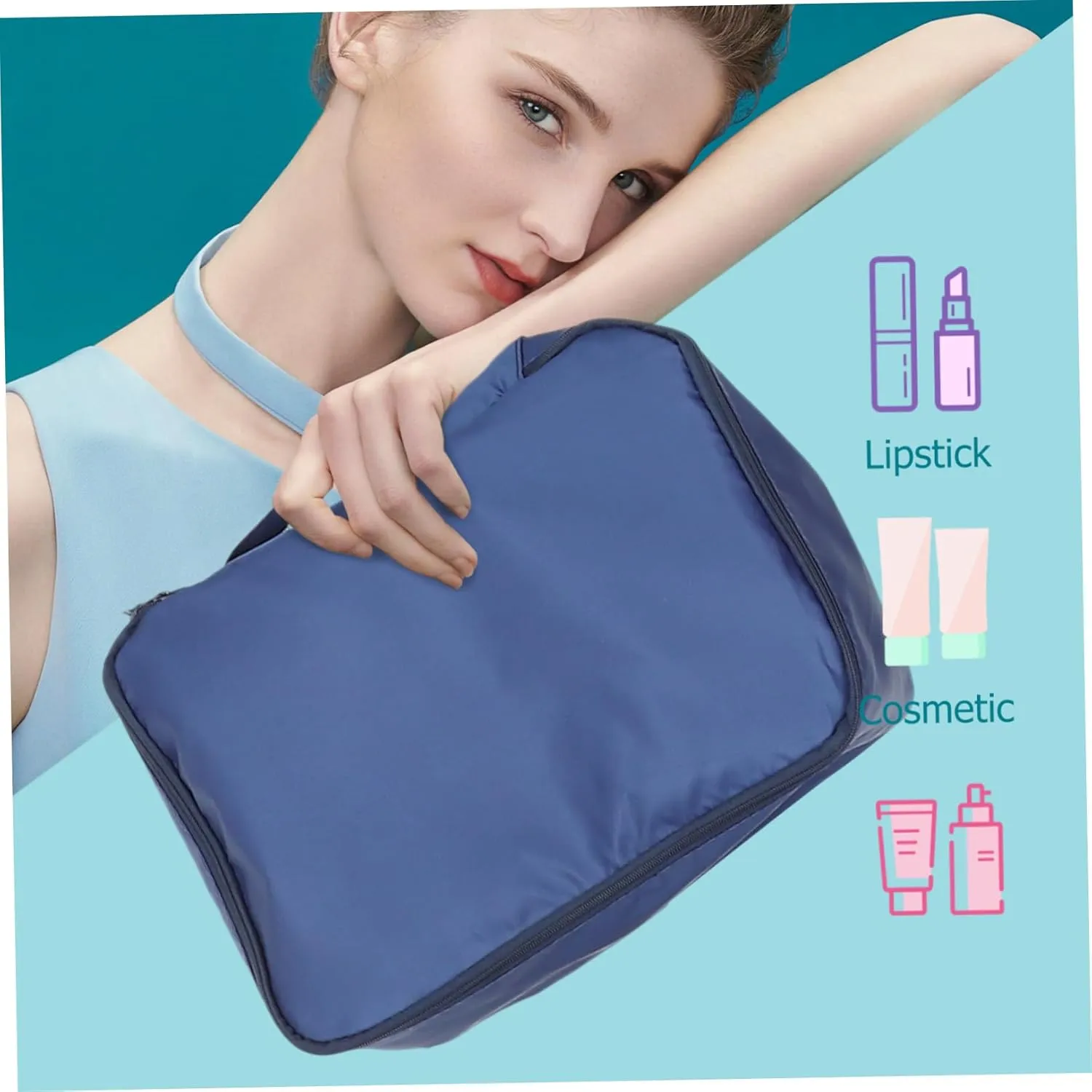 Travel Packing Cubes 7pcs Suitcase Organizer Bags Luggage Organizers Compact Storage