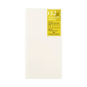 Traveler's Company - 032 Accordion Fold Paper Refill (Regular)