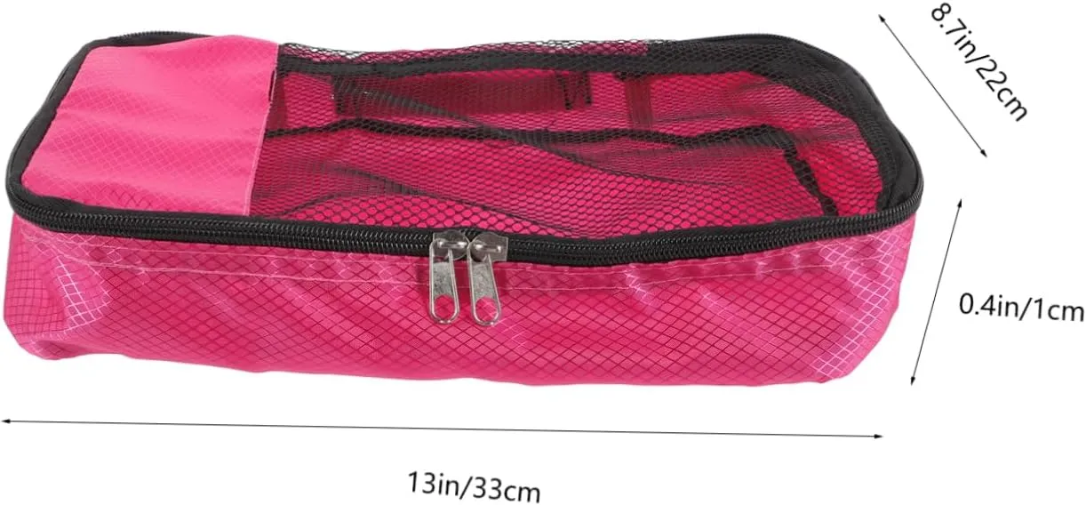 VALICLUD Travel Cubes Packing Organizer for Suitcase Luggage Organizer Bag Zippers Compact Storage for Shoes Toiletries Daily Essentials