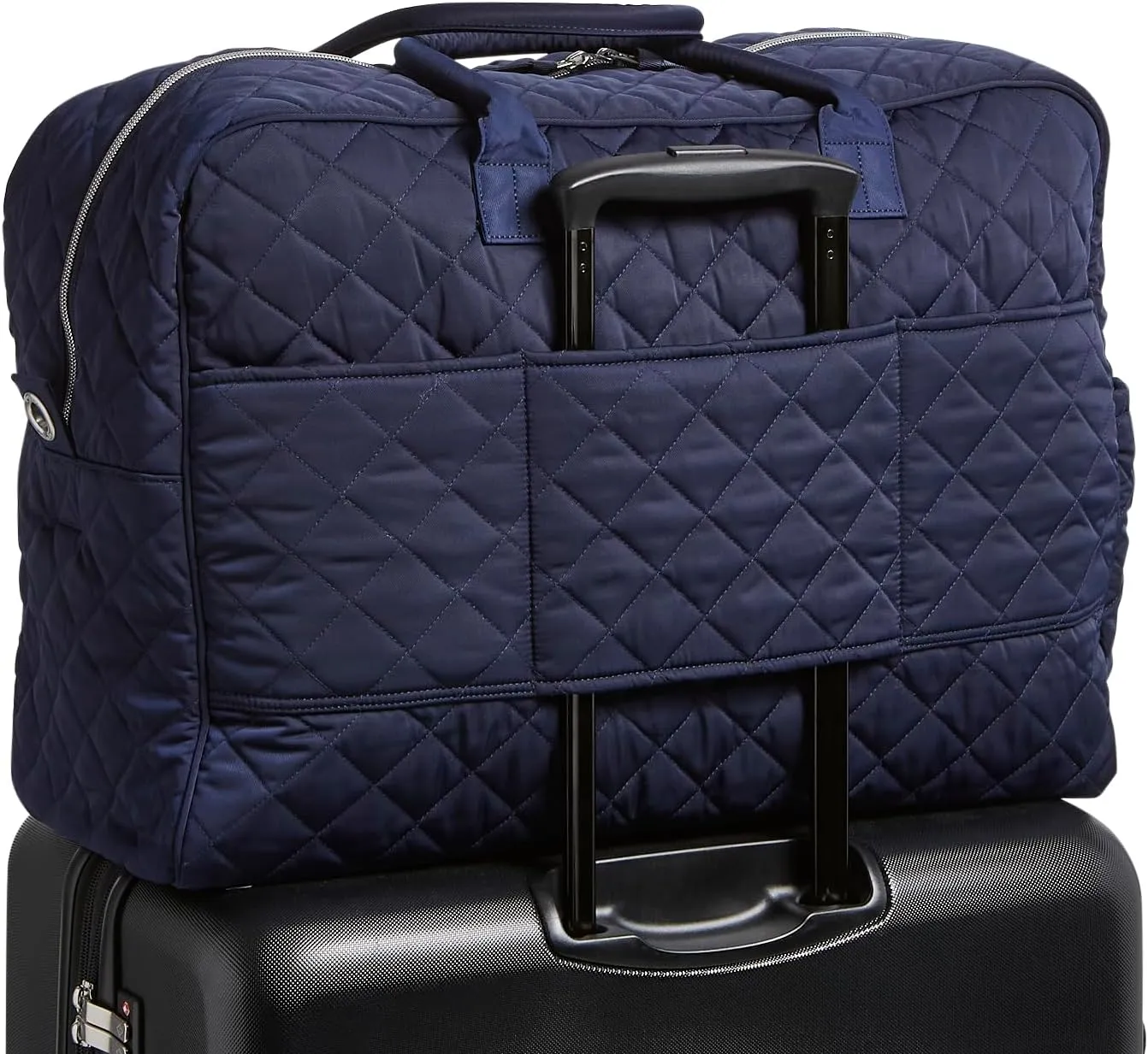 Vera Bradley Performance Twill Grand Weekender Travel Bag, Classic Navy