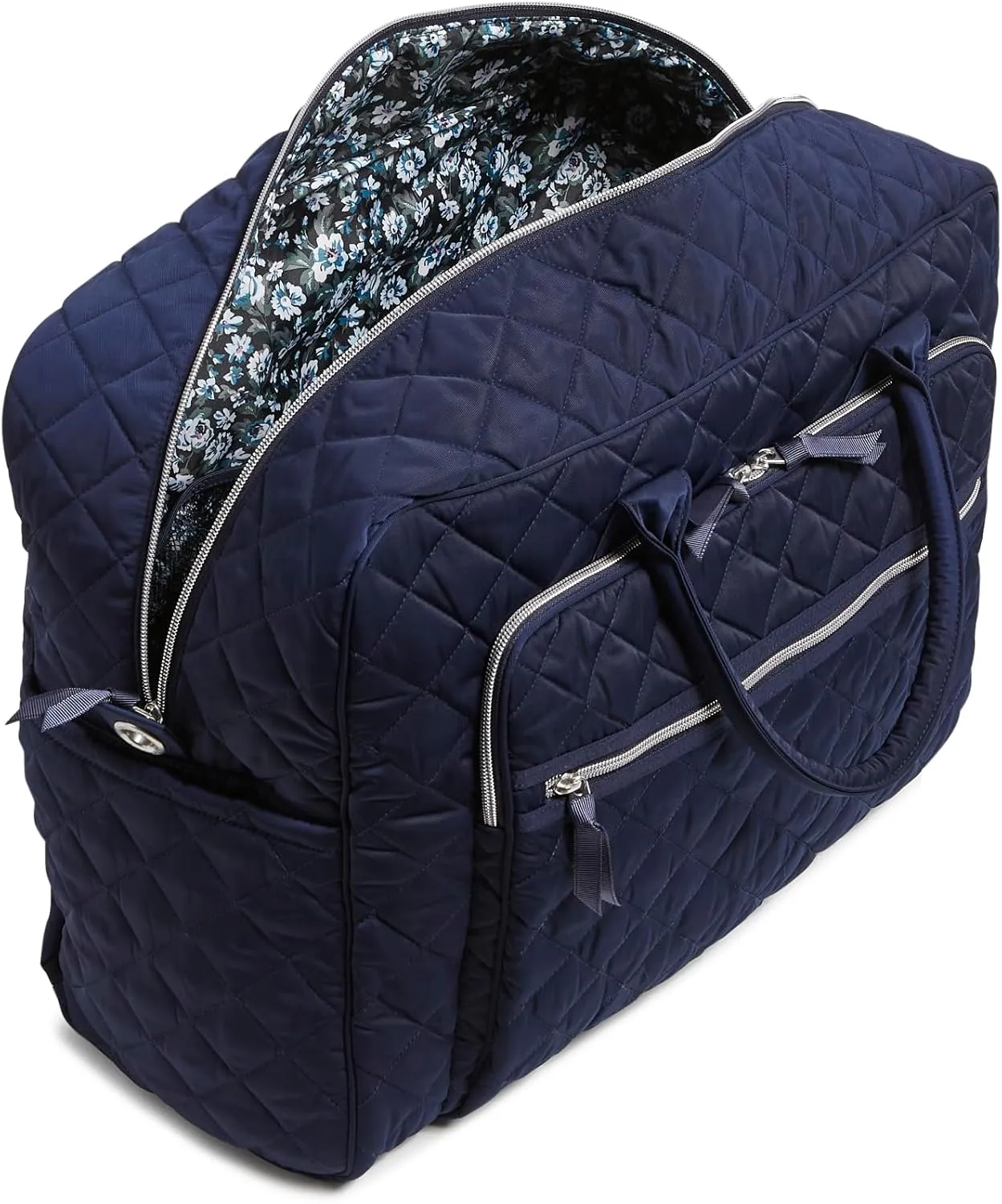 Vera Bradley Performance Twill Grand Weekender Travel Bag, Classic Navy