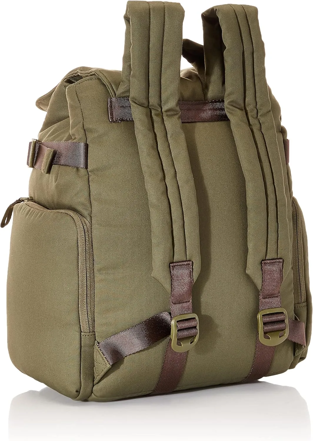 Vera Bradley Women's Cotton Utility Backpack, Climbing Ivy Green - Recycled Cotton, One Size
