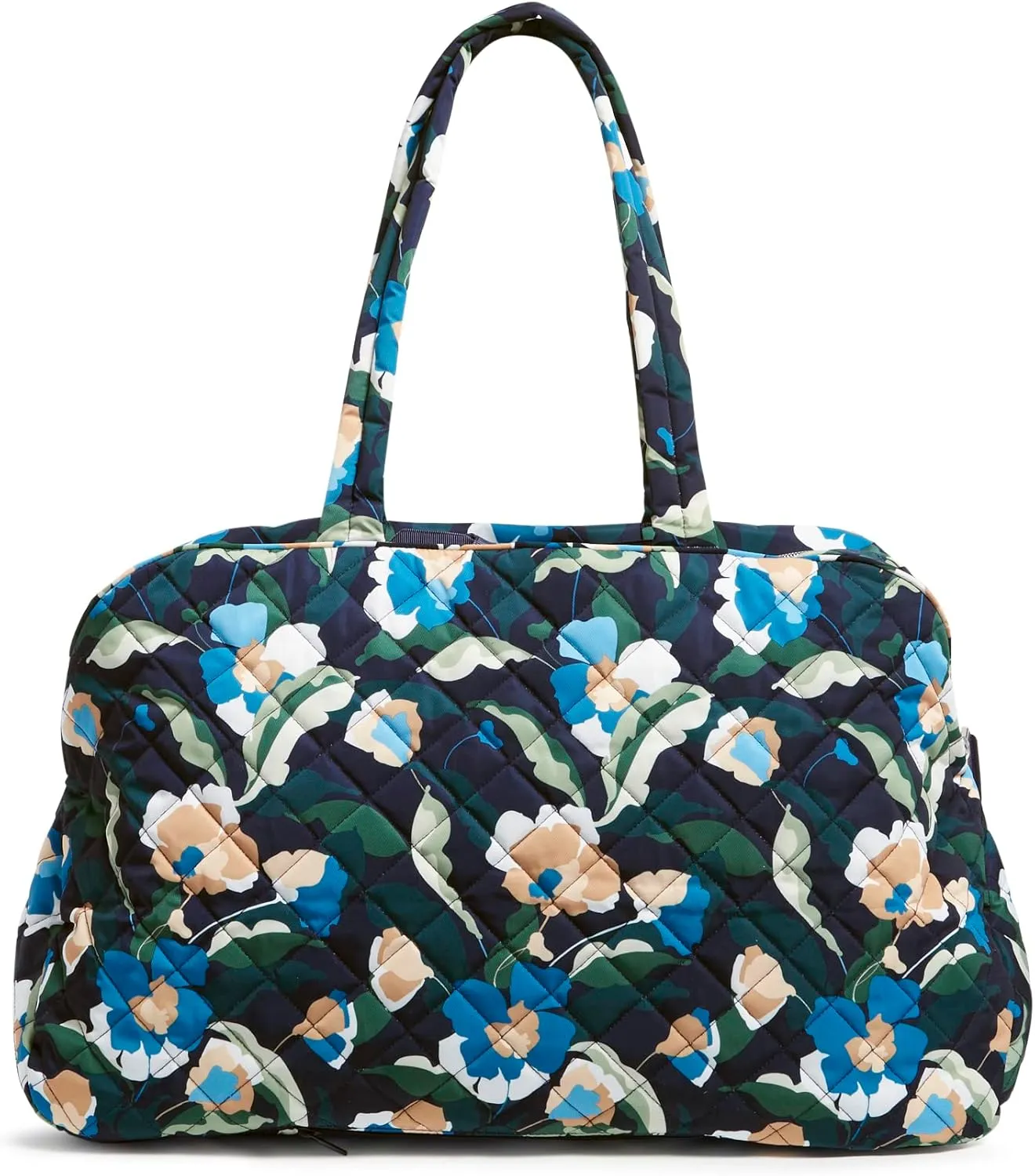 Vera Bradley Women's Performance Twill Grand Weekender Travel Bag, Immersed Blooms, One Size