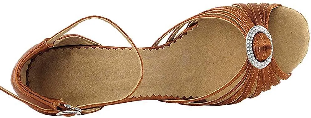 Very Fine Women Ballroom Dance Shoes Tango Wedding Salsa Shoes Sera1671BEB Comfortable Dance Shoes 3" [Bundle of 5]
