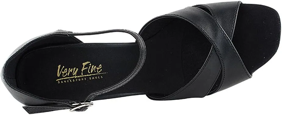 Very Fine Women's Ballroom Dance Shoes Tango Wedding Salsa Shoes 6029EB Comfortable Dance Shoes 2.5" [Bundle of 5]